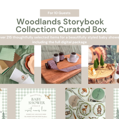 woodland baby shower