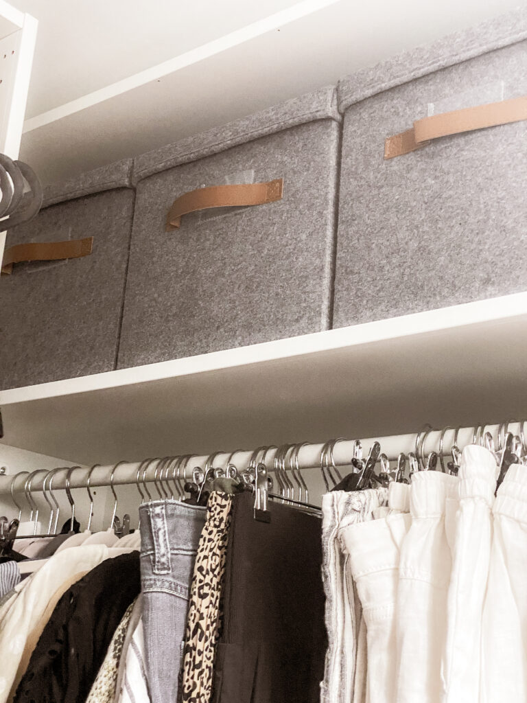 small walk in closet