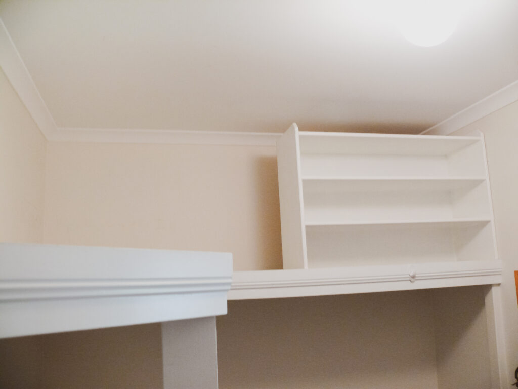 small walk-in closet makeover