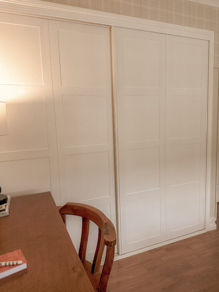 wardrobe door makeover