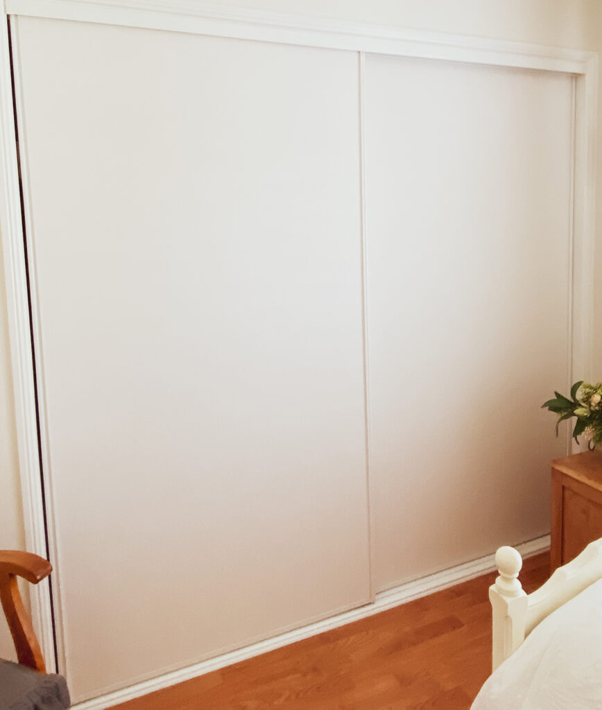 wardrobe door makeover