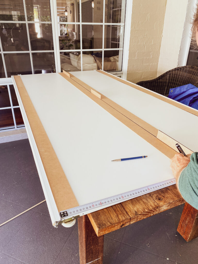 wardrobe door makeover