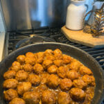 Pork and apple meatballs