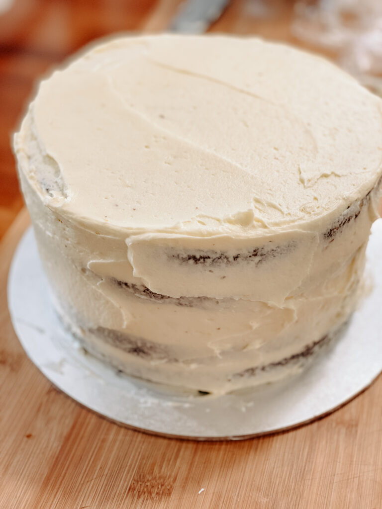 Simple Tropical Birthday Cake