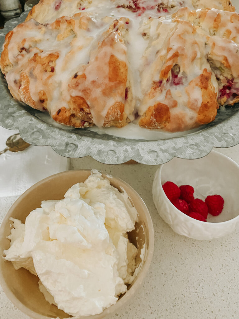 Easy Raspberry and Lime Scones