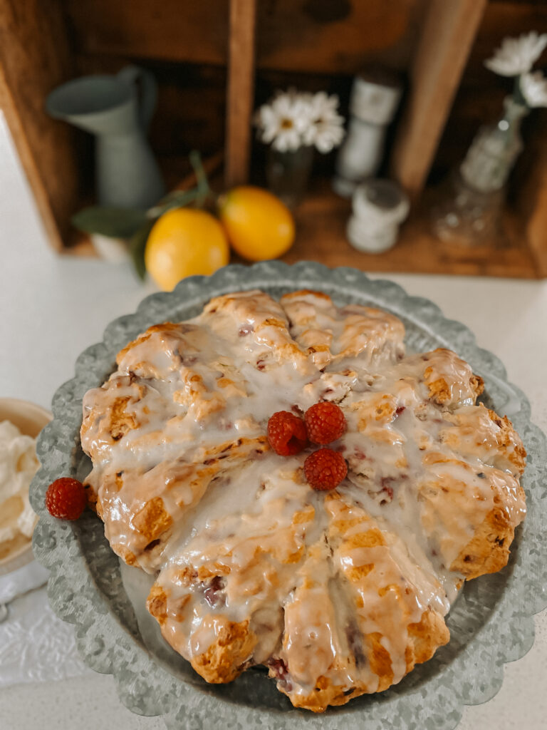 Easy Raspberry and Lime Scones