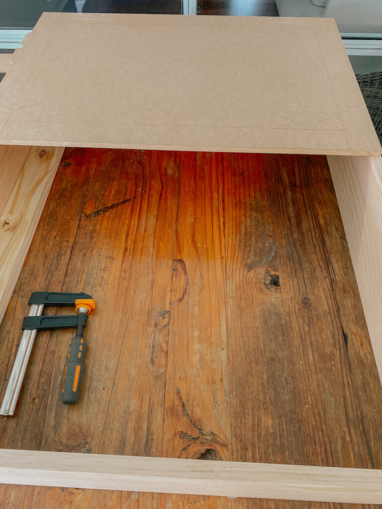 DIY outdoor TV cabinet