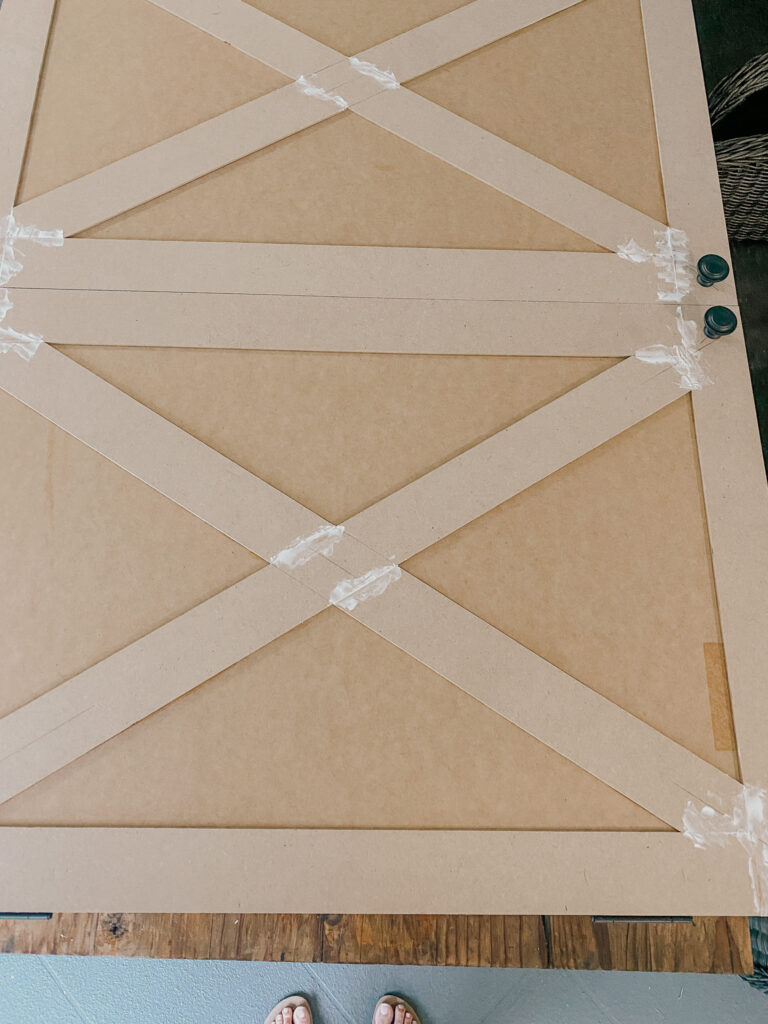DIY outdoor TV cabinet