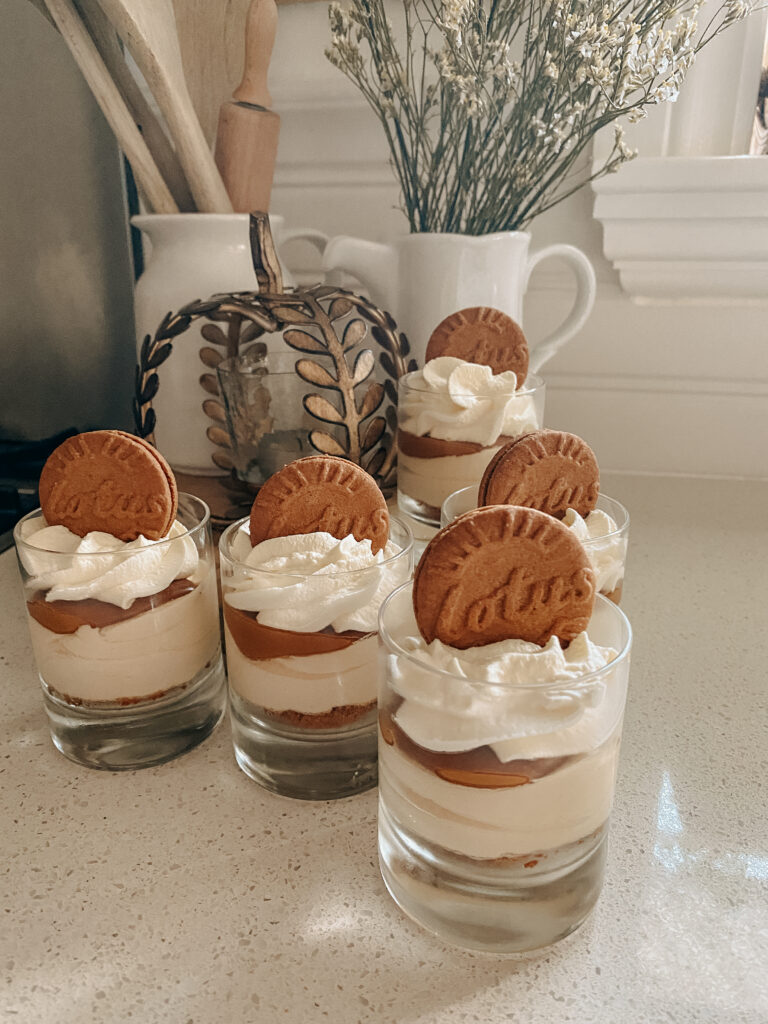mini biscoff Cheesecakes