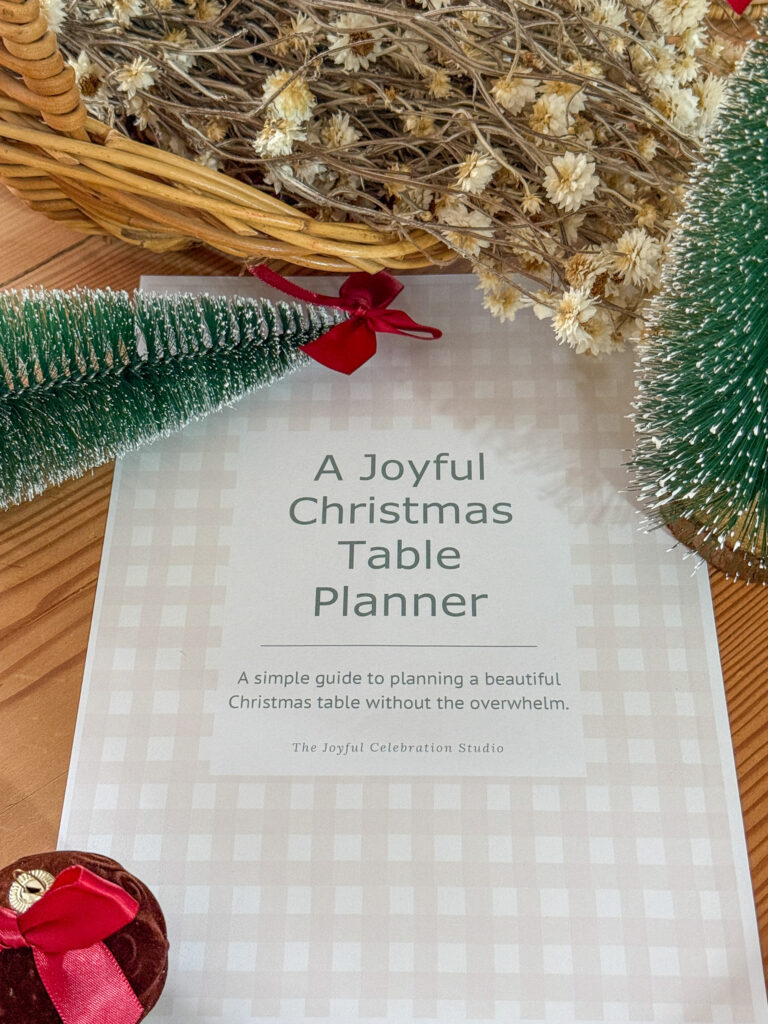 Christmas Table Planner
